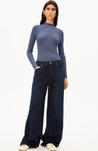ARMEDANGELS Alaania coltrui blauw van bio katoen vrouw | Sophie Stone