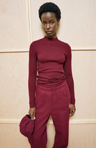 ARMEDANGELS Alaania coltrui velvet red van bio katoen vrouw | Sophie Stone