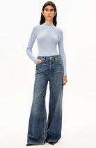 ARMEDANGELS Alaania coltrui mist blue bio katoen vrouw | Sophie Stone