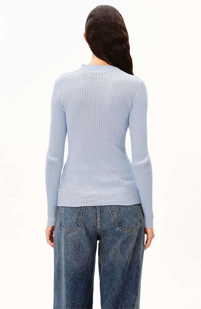 ARMEDANGELS Alaania coltrui blauw bio katoen dames | Sophie Stone