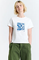 NEW OPTIMIST Alk t-shirt white in organic cotton for women | Sophie Stone