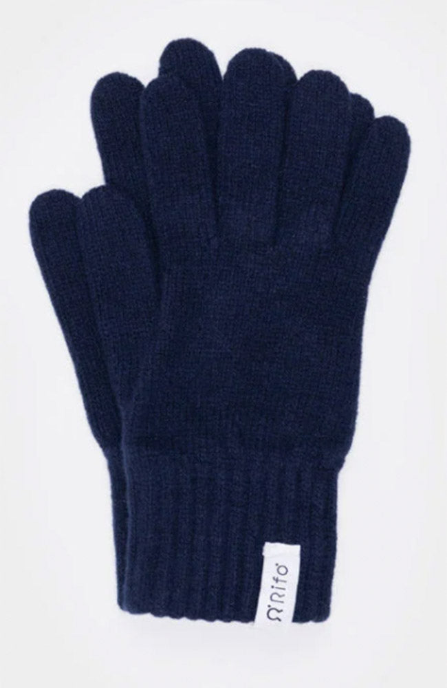 RIFO Anita handschoenen blauw van 95% gerecycled kasjmier en wol | Sophie Stone