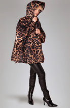 Rainkiss Dark Leopard rain poncho made of recycled PET unisex | Sophie Stone