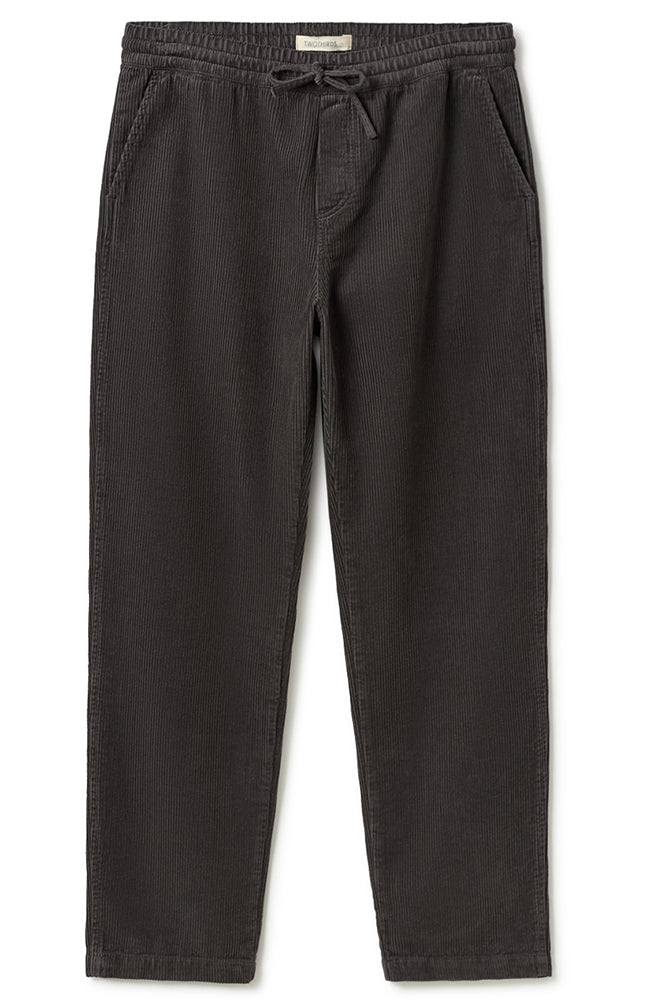 TWOTHIRDS Apolima rib pants dark sand from organic cotton for men | Sophie Stone