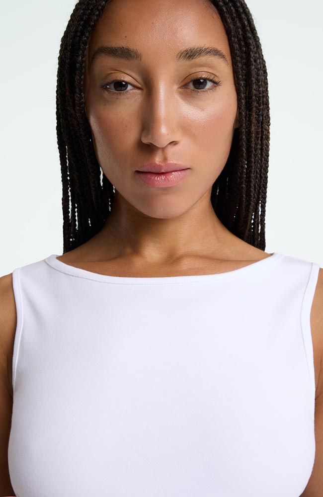 Kings of Indigo Artemisia shirt white organic cotton women's | Sophie Stone