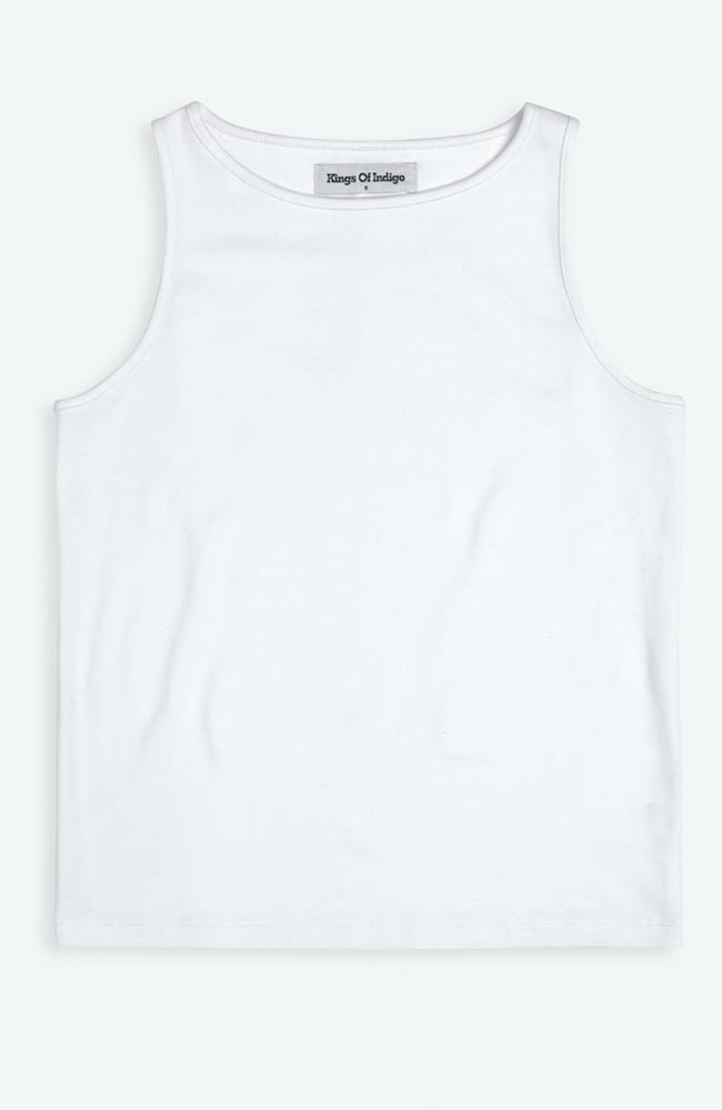 Kings of Indigo Artemisia shirt in white organic cotton for women | Sophie Stone