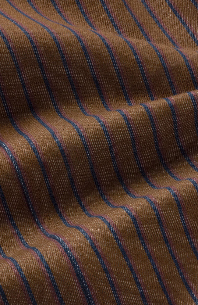 Thinking Mu Albin stripes Astrid jack bruin 100% GOTS  bio katoen dames | Sophie Stone