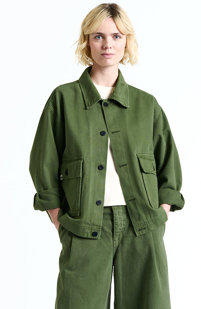 NEW OPTIMIST Axt jacket cypress in organic cotton & TENCEL ladies | Sophie Stone