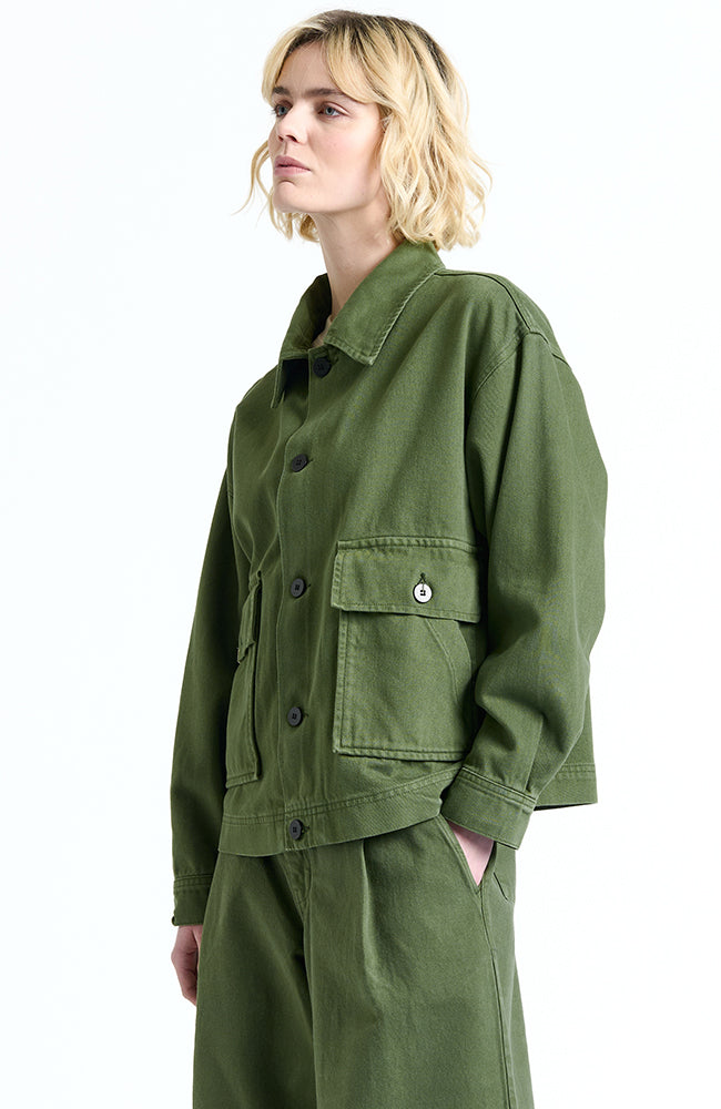 NEW OPTIMIST Axt jacket cypress in organic cotton & TENCEL | Sophie Stone