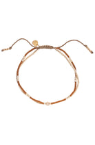 A Beautiful Story Willing Citrine Gold Bracelet van messing materiaal | Sophie Stone