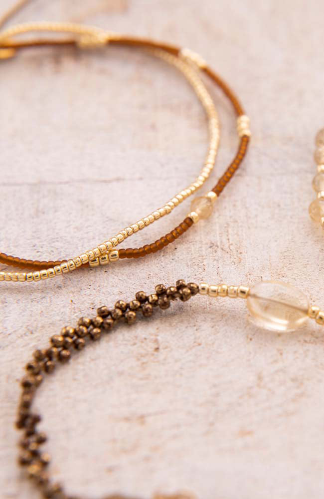 A Beautiful Story Willing Citrine Gold Bracelet | Sophie Stone