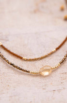 A Beautiful Story Devotion Citrine Necklace van duurzaam messing | Sophie Stone