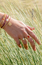 A Beautiful Story Balanced armband carnelian glaskralen voor dames | Sophie Stone