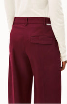 ARMEDANGELS Wide leg barrel broek red velvet bio katoen vrouw | Sophie Stone