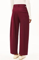 ARMEDANGELS Wide leg barrel broek red velvet bio katoen vrouwen | Sophie Stone