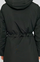 MAZINE Basic padded parka black recycled polyester for women | Sophie Stone