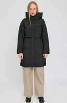 MAZINE Basic padded parka black by GRS for women | Sophie Stone