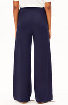 ARMEDANGELS Jersey wide leg broek blauw 82% ECOVERO voor vrouwen | Sophie Stone
