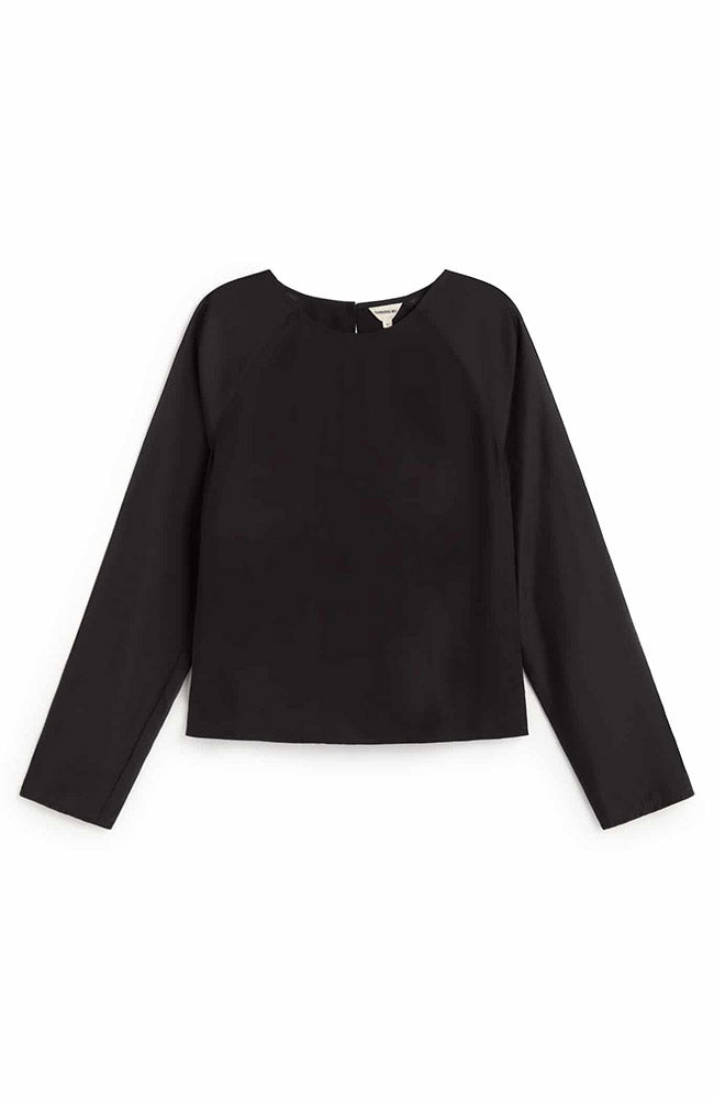 Thinking MU Mariana blouse zwart voor dames | Sophie Stone