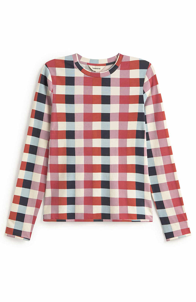 Thinking MU Brisa top multi color van 97% bio katoen voor dames | Sophie Stone