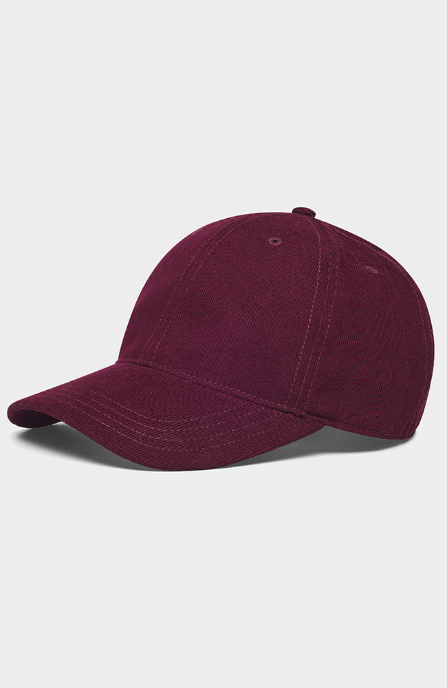 Dedicated pet corduroy burgundy rood bio katoen vrouw | Sophie Stone