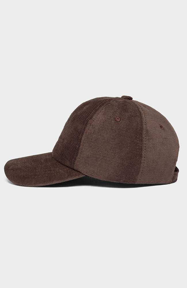 Dedicated Soft Cap corduroy bruin van bio katoen vrouw | Sophie Stone
