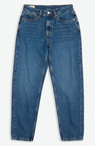 Kings of Indigo Caroline jeans Lewisborow mid used blauw katoen dames | Sophie Stone
