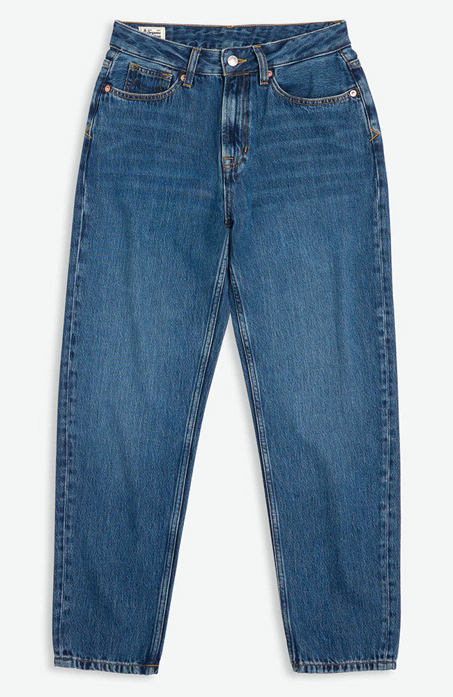 Kings of Indigo Caroline jeans Lewisborow mid used blauw katoen dames | Sophie Stone