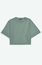 Kings of Indigo Castile shirt green made from organic cotton for women | Sophie Stone