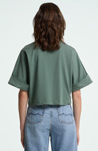 Kings of Indigo Castile shirt green made from organic cotton for women | Sophie Stone