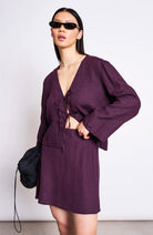 JANNJUNE Cercis-Rock „Cherry“ aus Leinen für Damen | Sophie Stone