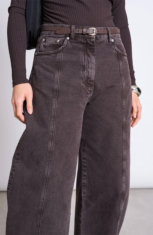 JAN N JUNE Seryl riem snake brown van 34% Uppeal™ vrouw | Sophie Stone
