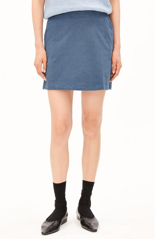 ARMEDANGELS Corduroy mini rokje dusty moon van bio katoen voor dames | Sophie Stone