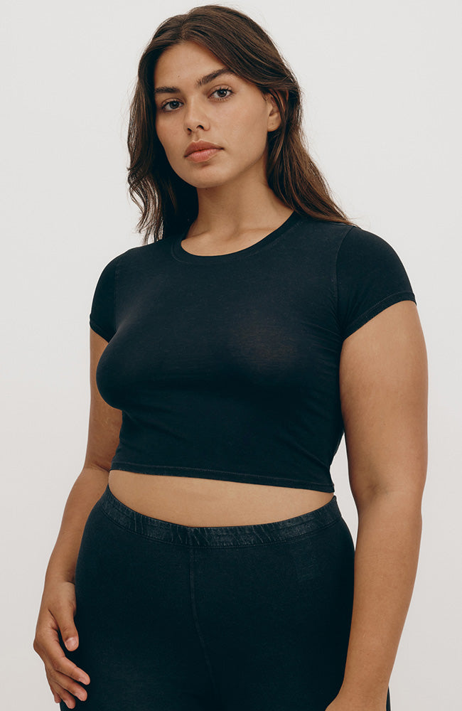 Organic Basics Core baby tee black | Sophie Stone