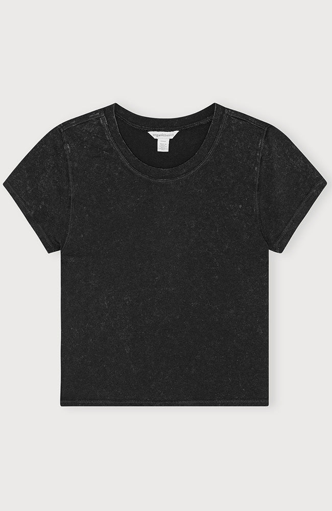 Organic Basics Core baby tee black from organic cotton ladies | Sophie Stone