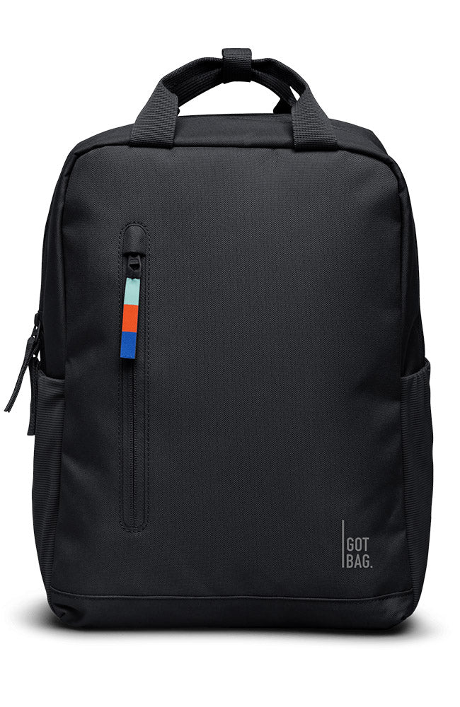 GOT BAG Daypack 2.0 Backpack, Black, Made from Ocean Plastic, Unisex | Sophie Stone