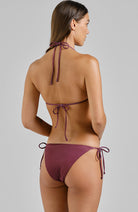 Dedicated bikini bottoms Gopa burgundy recycled PET women | Sophie Stone 