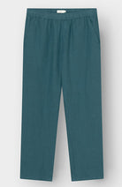 Dedicated Borrby Pants, Green, 100% Linen, for Men | Sophie Stone