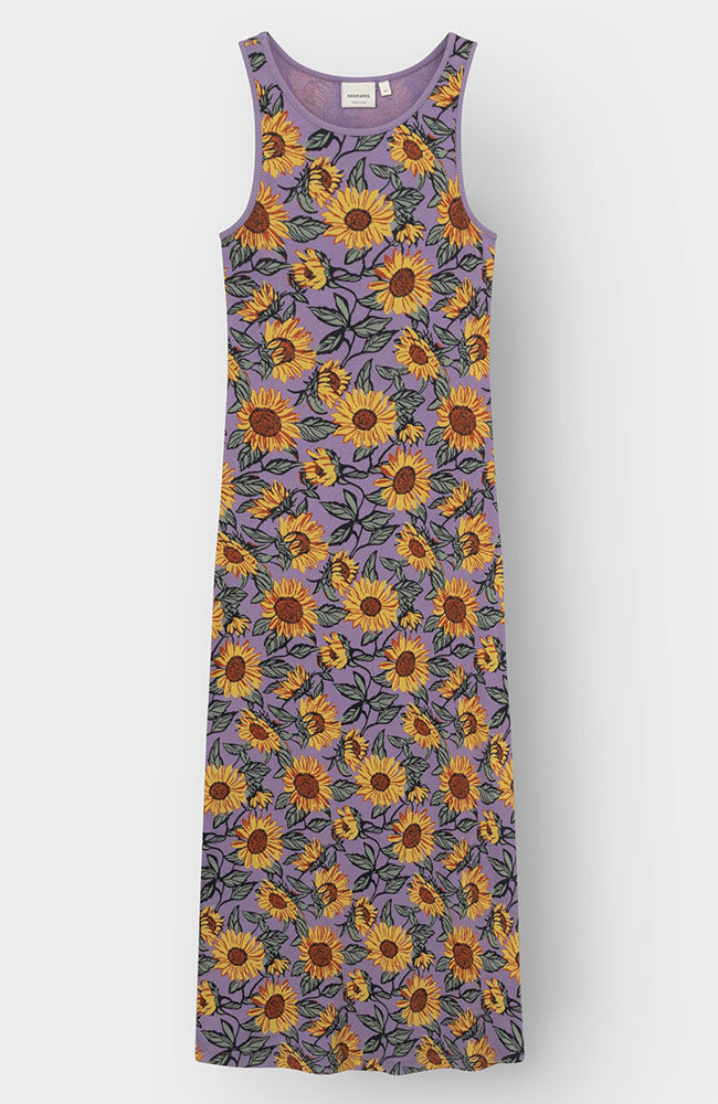 Dedicated Motala Rippenkleid Sunflower Haze Lila Bio-Baumwolle Damen | Sophie Stone 