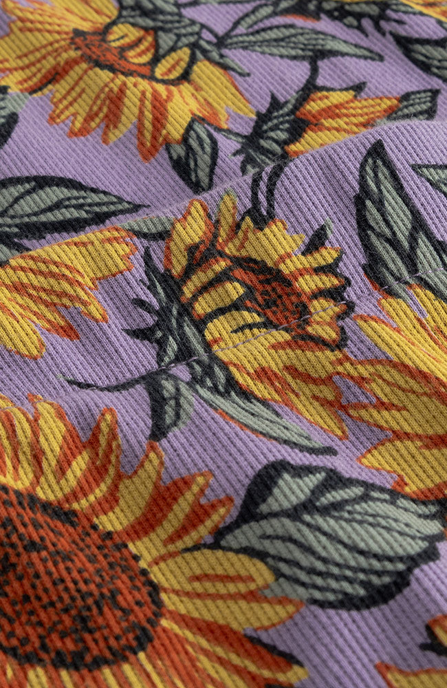 Dedicated Kvarnvik Rock Sunflower Purple Bio-Baumwolle Damen | Sophie Stone