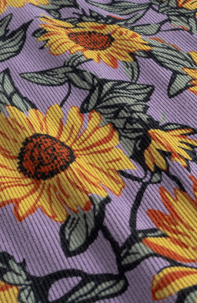 Dedicated Kvarnvik Rock Sunflower Lila Bio-Baumwolle Damen | Sophie Stone