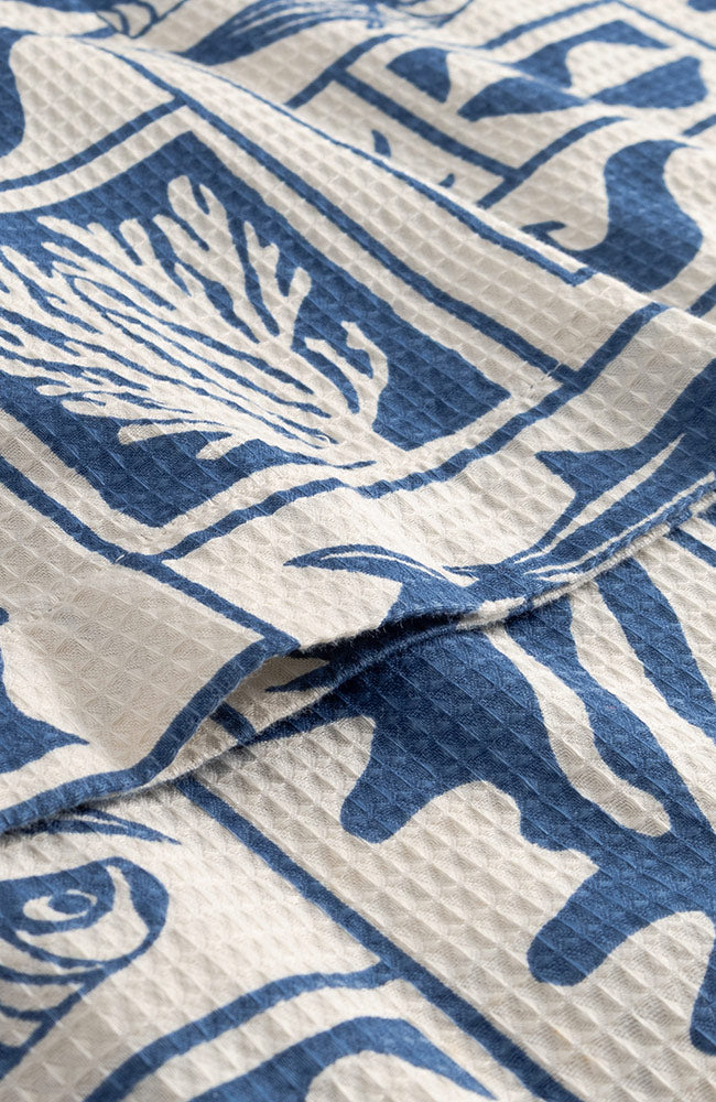 Dedicated Orrefors Ocean Tiles Dress Made of Organic Cotton for Women | Sophie Stone 