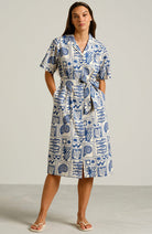 Dedicated Orrefors Ocean Dress Made of Organic Cotton for Women | Sophie Stone 