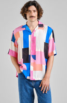 Dedicated Marstrand Abstract Ecovero Shirt for Men | Sophie Stone