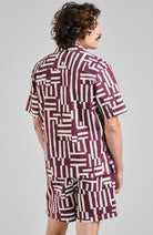 Dedicated Marstrand Fig Red, made from organic cotton, for men | Sophie Stone