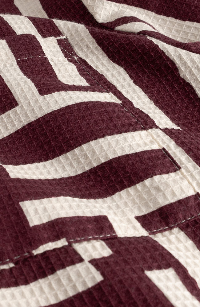 Dedicated Marstrand Fig Red Stripes Organic Cotton T-Shirt for Men | Sophie Stone