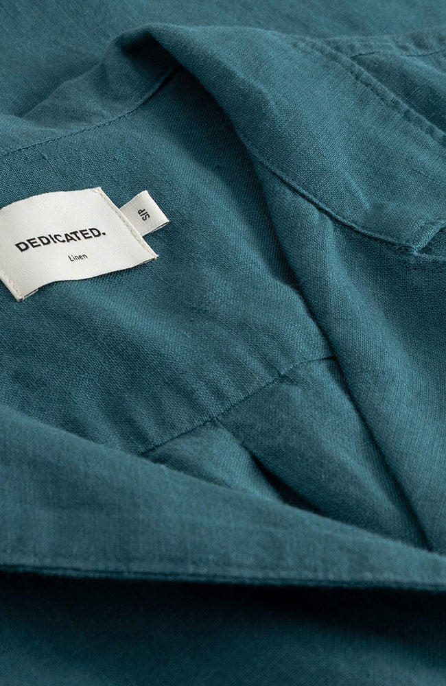 Dedicated Torup Shirt in Mediterranean Green, made from organic cotton, for women | Sophie Stone