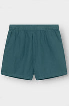Dedicated Sibbarp Green 100% Linen Men's Shorts | Sophie Stone