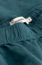 Dedicated Sibbarp Green Linen Shorts for Men | Sophie Stone