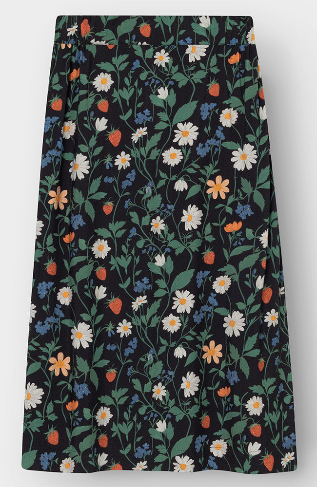 Dedicated Viken skirt made of Ecovero viscose in black for women | Sophie Stone